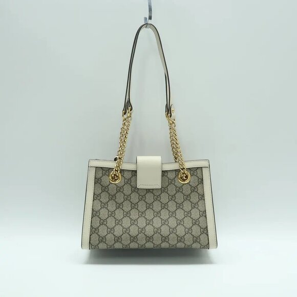 GUCCI Padlock Brown Leather Shoulder Bag 957-052825 - Picture 2 of 12